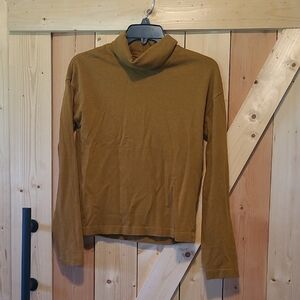 Rivet & Thread Madewell Brown Turtleneck Long Sleeve Top